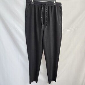 Men's ZELOS Drawstring Sweatpants Active Wear Black Pants Size Large